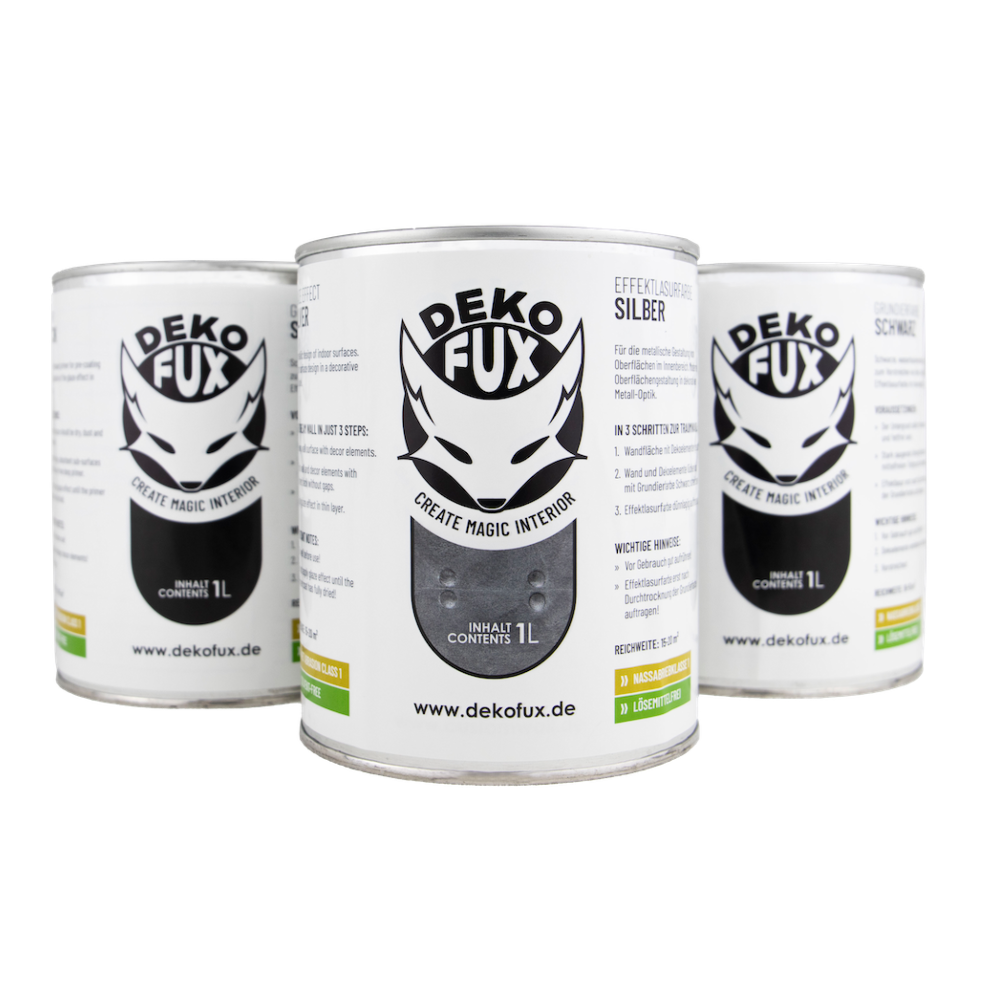 Effektlasurfarbe Silber